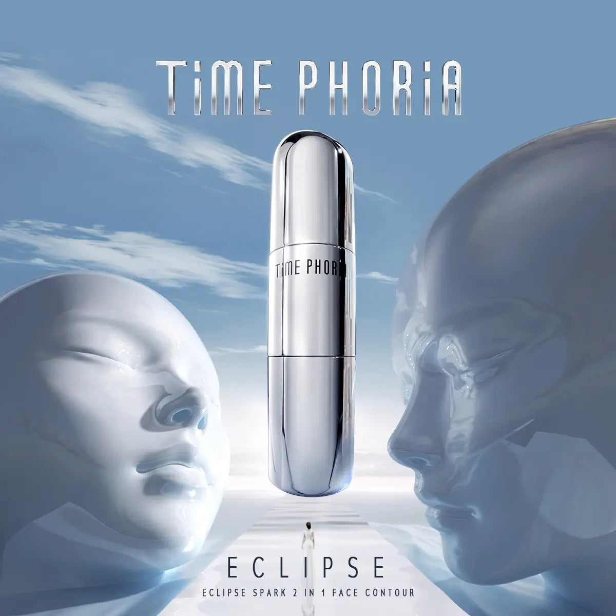 Elevate Your Glow with TIMEPHORIA Eclipse Spark 2-in-1 Face Contour Stick - 7g of Effortless Radiance