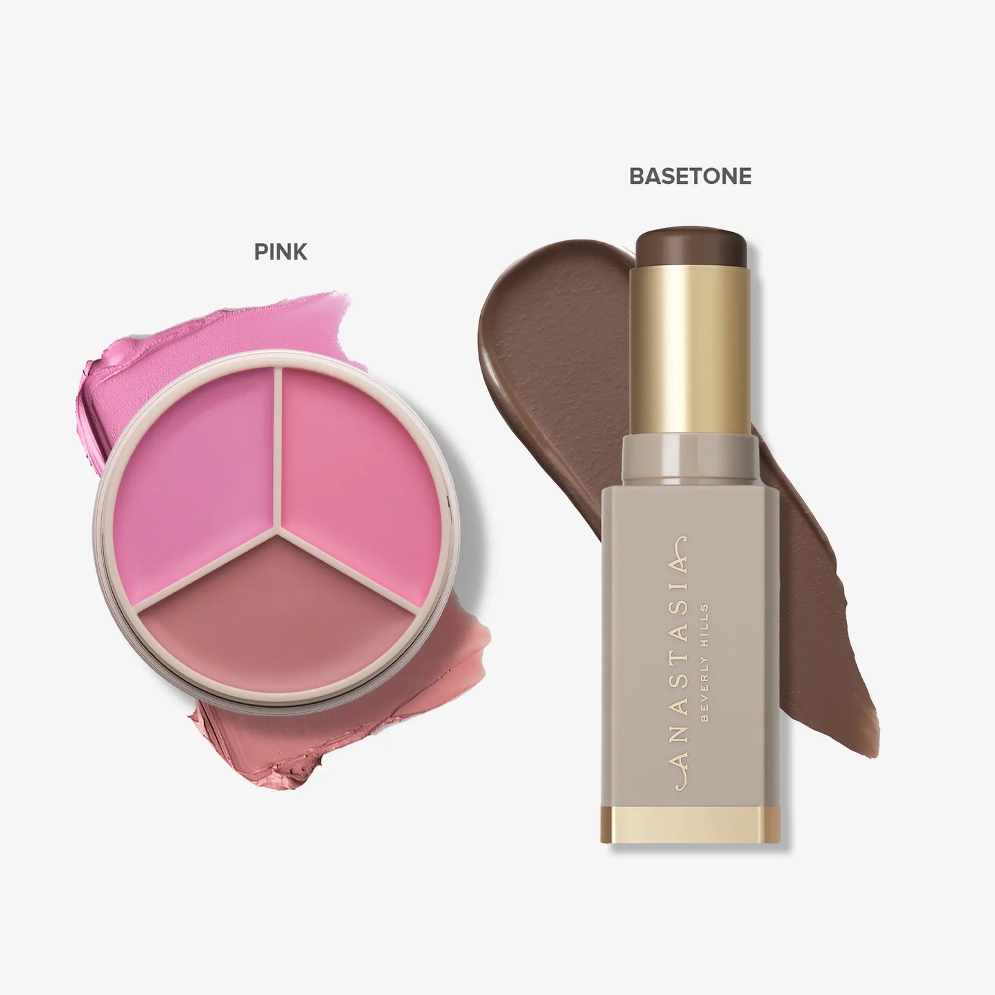 Full Pigment Sculpt & Blush 2-Piece Set - Pink Magic Touch Blush Trio + Smooth Blur Contour Beauty Cosmetics Cosmetics Products