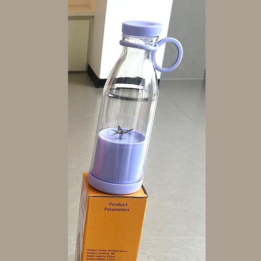 Experience Freshness on the Go with Our Mini Fast Juice Juicer - 6-Blade USB Rechargeable Smoothie Blender