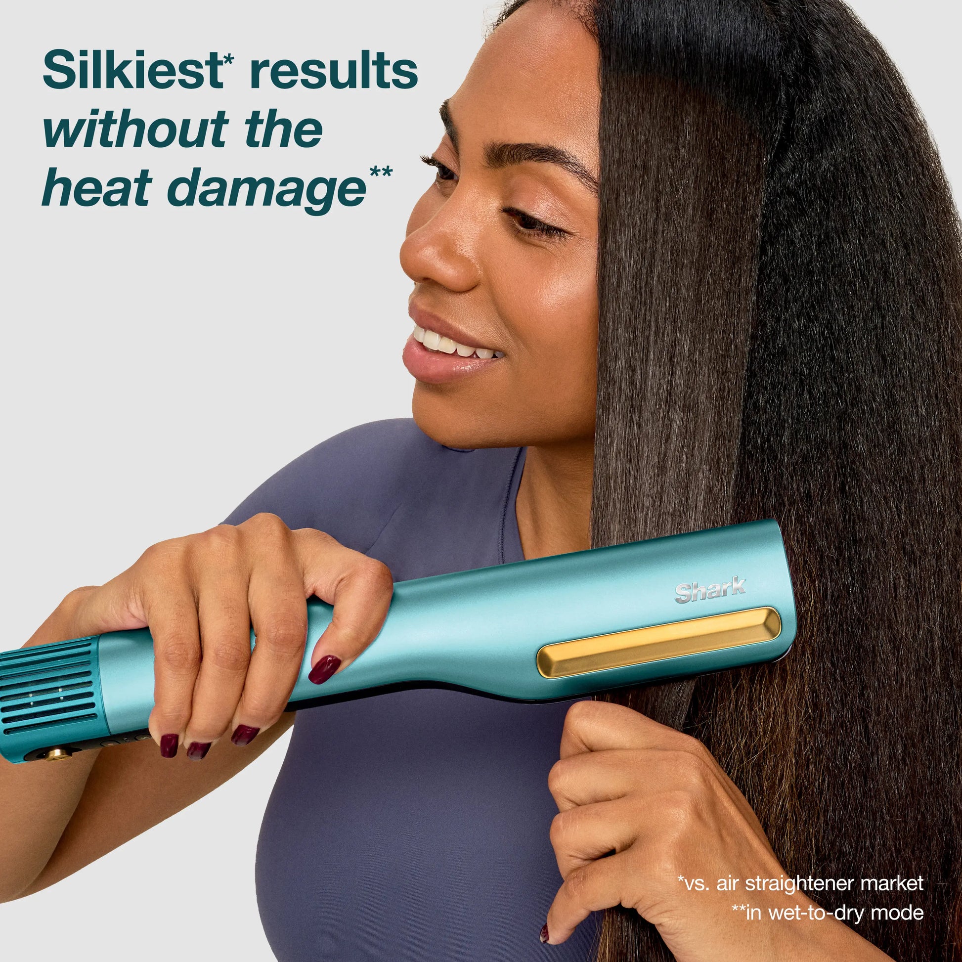 Transform Your Hair with the Shark SilkiPro 3-in-1 Hair Straightener and Dryer - HT400 / HT401