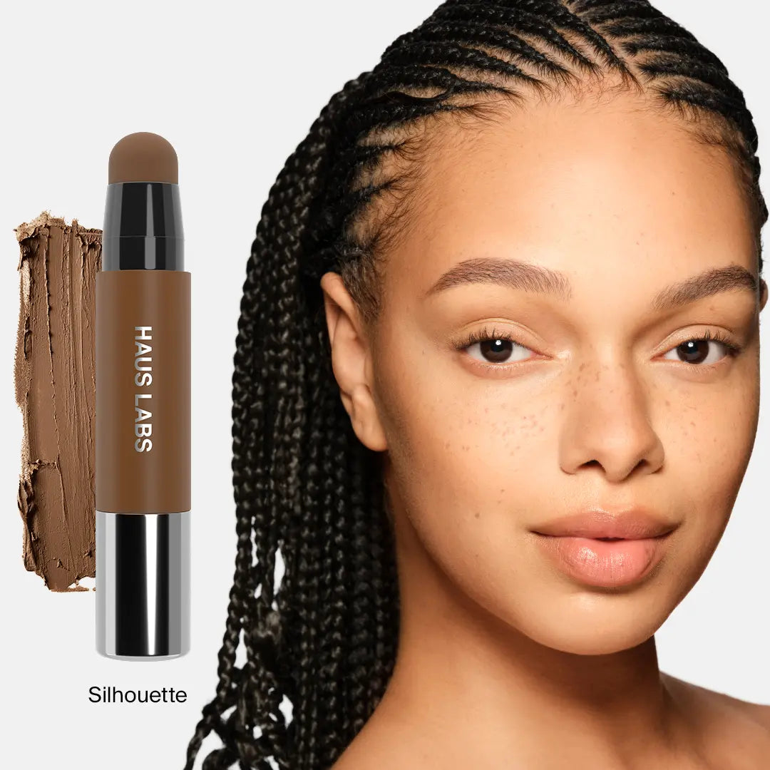 SHAPING DUO (SHAPING BALM + SCULPTING BRUSH) - Contour Stick & Sculpting Brush Set with 9 Shadow-Inducing Tones for Precision and Versatility